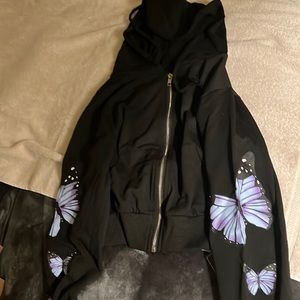 Short zip up jacket